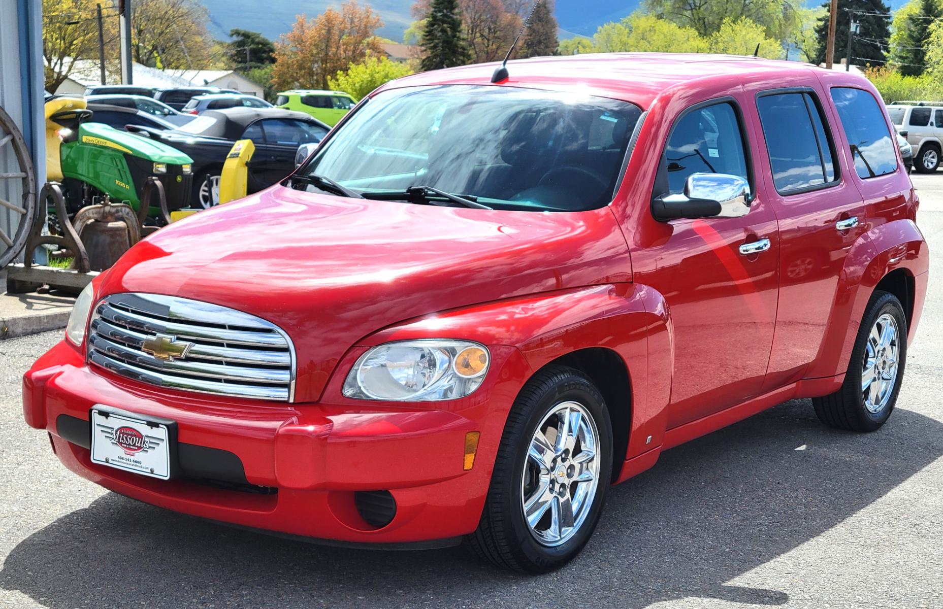 2008 Red /Gray Chevrolet HHR LT (3GNCA23D88S) with an 2.2L I4 engine, Automatic transmission, located at 450 N Russell, Missoula, MT, 59801, (406) 543-6600, 46.874496, -114.017433 - Front Wheel drive. 2.2L I4 Engine. Automatic Transmission. Air. Cruise. Tilt. Power Windows and Locks. Power Drivers Seat. - Photo #1